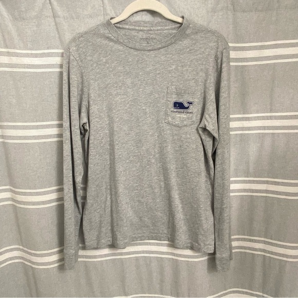 VINEYARD VINES / Youth Nantucket Long sleeve Pocket Tee Size XL - Picture 2 of 11